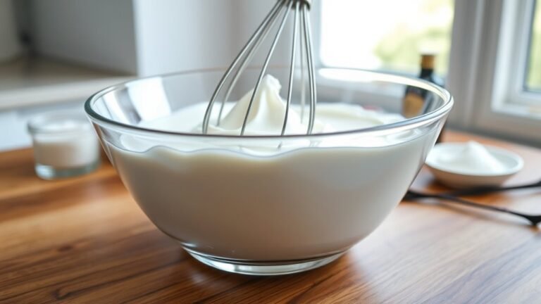whipped cream using milk