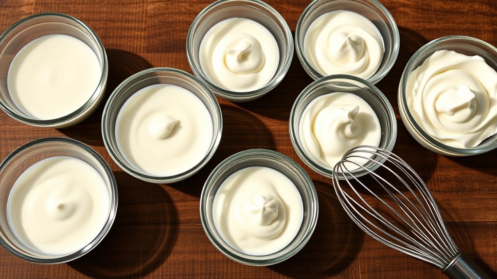 whipping milk into cream