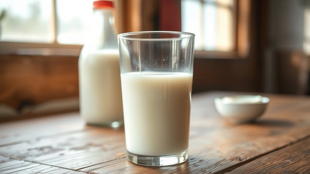 whole milk contains fat